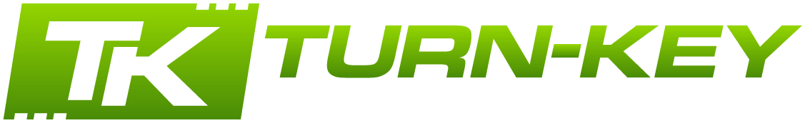 Turn Key Logo Green Gradient 2